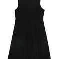 thumbnail image 2 of Jessica Howard Womens Glitter Ruched Tank Dress, Black, 14, 2 of 2