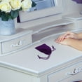 thumbnail image 3 of 50 Pcs Gift Bags for Wedding Purple Small Jewelry Storage Drawstring Pouches Flocking, 3 of 6