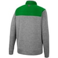 thumbnail image 3 of Men's Colosseum Gray/Kelly Green Oregon Ducks Putter Herringbone Full-Zip Jacket, 3 of 3