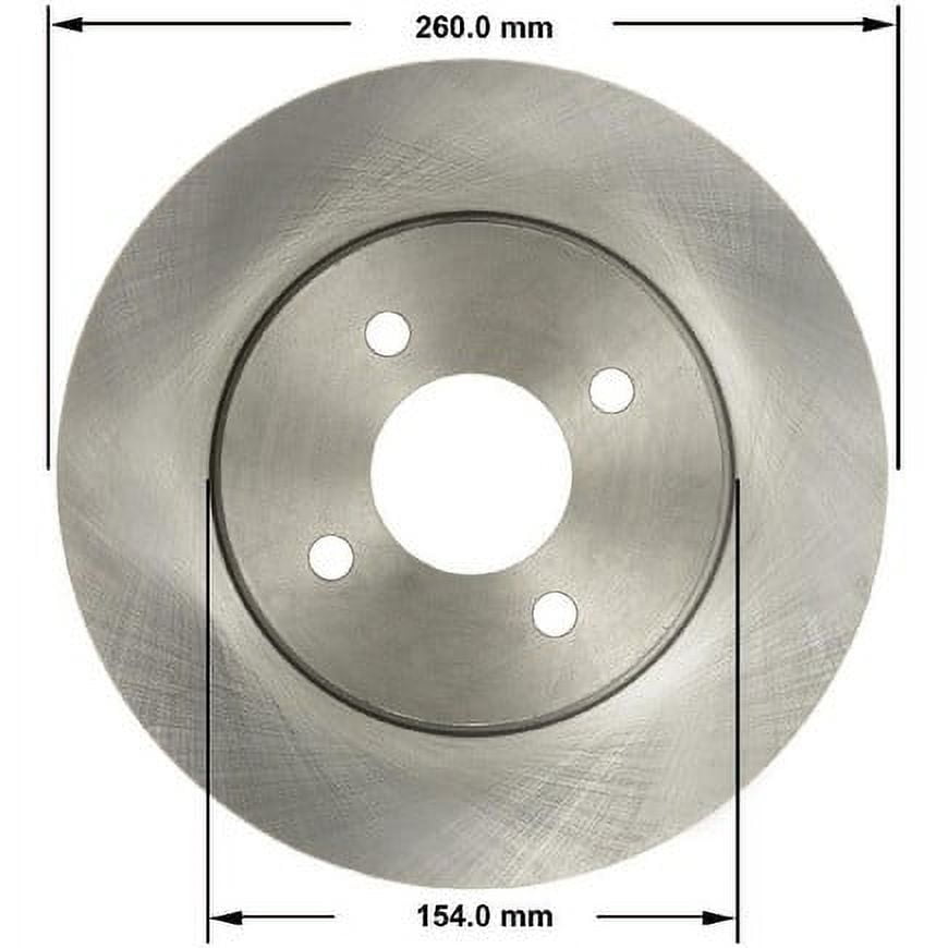 BENDIX PRT6150 Bendix Brake Rotor Fits select: 2012-2018 NISSAN VERSA, 2014-2018 NISSAN VERSA NOTE