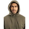 thumbnail image 5 of Wrangler Workwear Men's Durable Quilted Zip-up Fleece Hooded Jacket, S-3XL (Men's and Big Men's), 5 of 10