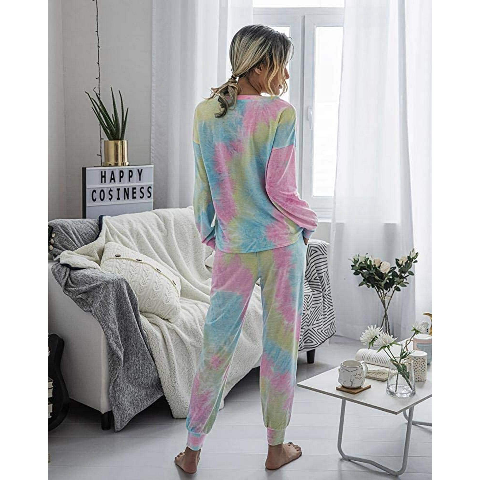 Tie dye pajama set new arrivals