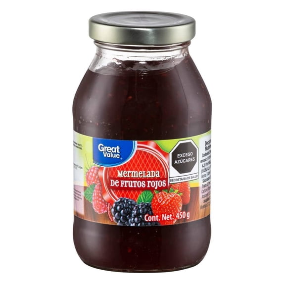 Mermelada Great Value frutos rojos 450 g