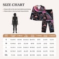 thumbnail image 4 of Yiaed Bird 2 Print Pajamas Women's Long Sleeve Sleepwear Soft Button Down Loungewear Pjs Lounge Set Nightwear Womens Pajama Pants-XX-Large, 4 of 7