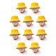 thumbnail image 1 of Sombreros de protección solar ligeros y cómodos Sonducket para hombres Sombrero de pescador amarillo Talla extra 10piezas, 1 of 6