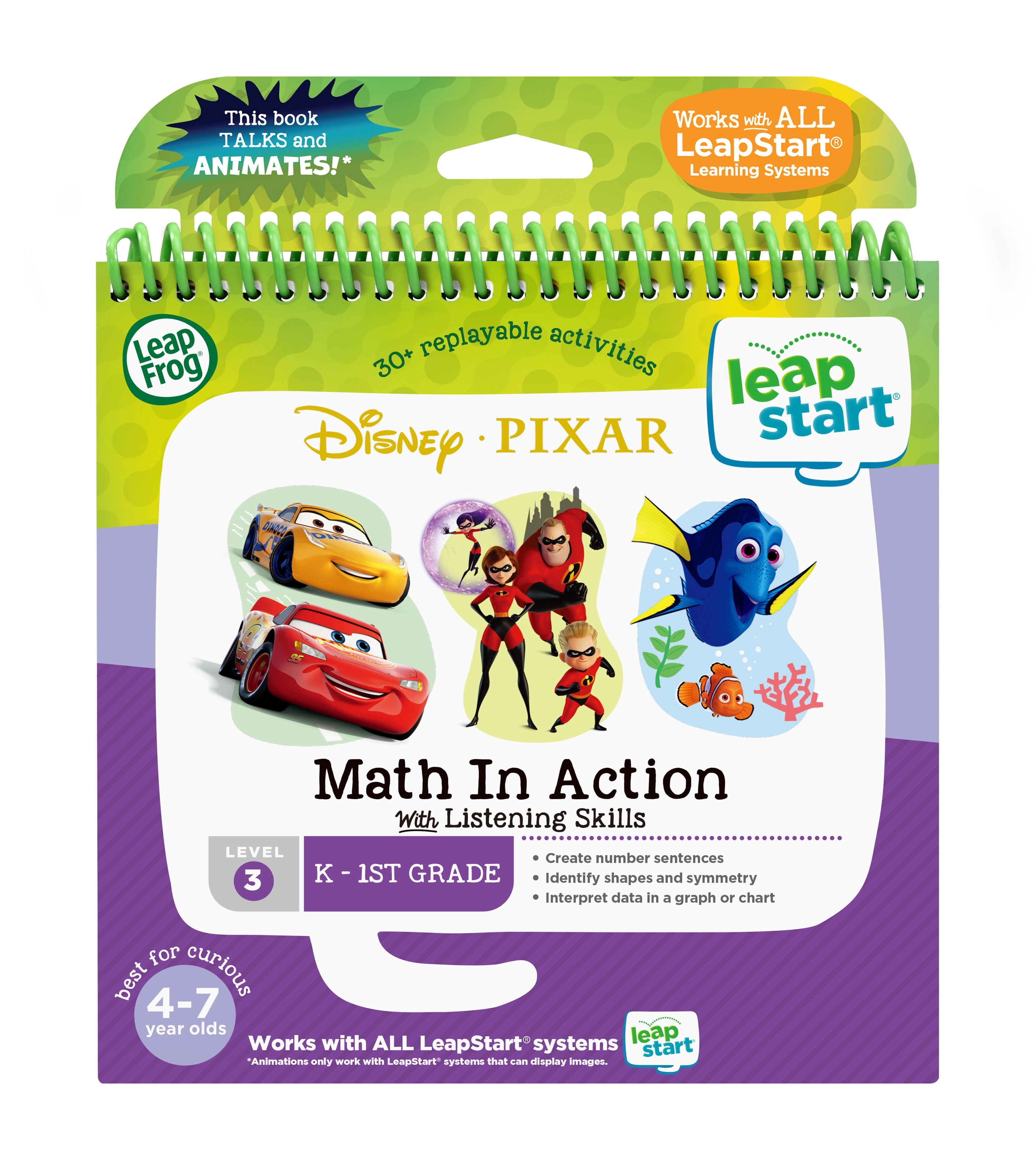 LeapFrog, LeapStart Pixar Math in Action with Listening Skills