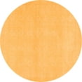thumbnail image 1 of Ahgly Company Indoor Round Abstract Orange Modern Area Rugs, 8' Round, 1 of 4