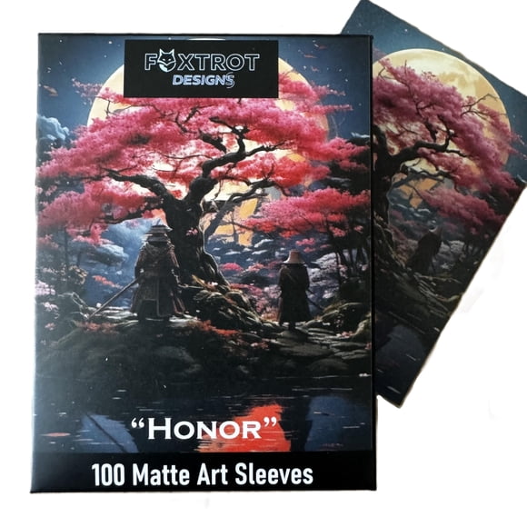 Fundas para cartas Foxtrot Designs Samurai Cherry Blossom, 100 unidades