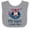 Heather and White, variant on Inktastic My Nani Loves Me Grandson Bear Boys Baby Bib
