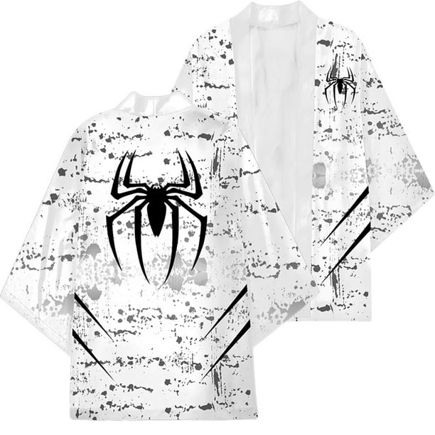 Sudadera con capucha de Spider Gwen Stacy para hombres y mujeres, Kimonos, disfraz de Cosplay, jersey con capucha, ropa de calle para adultos, capa de fiesta de Halloween