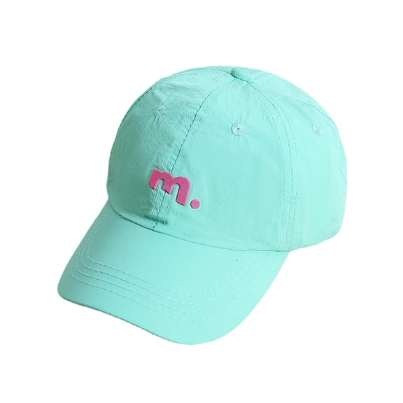 IYYVV Sports Baseball Caps for Boys Girls Breathable Adjustable Quick Dry Hats Lightweight Letter Hat for Running Tennis Golf Mint Green