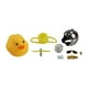 thumbnail image 4 of Pato Decorativo Amarillo Con Casco Cromado Plateado, 4 of 4