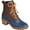 Brown/Navy Leather/Rubber, variant on Women's Sperry Top-Sider Saltwater Heel Leather Duck Boot Black Leather/Rubber 8.5 M