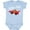AE-Light Blue, variant on Born to Race Red Race Car Boys or Girls Baby Bodysuit