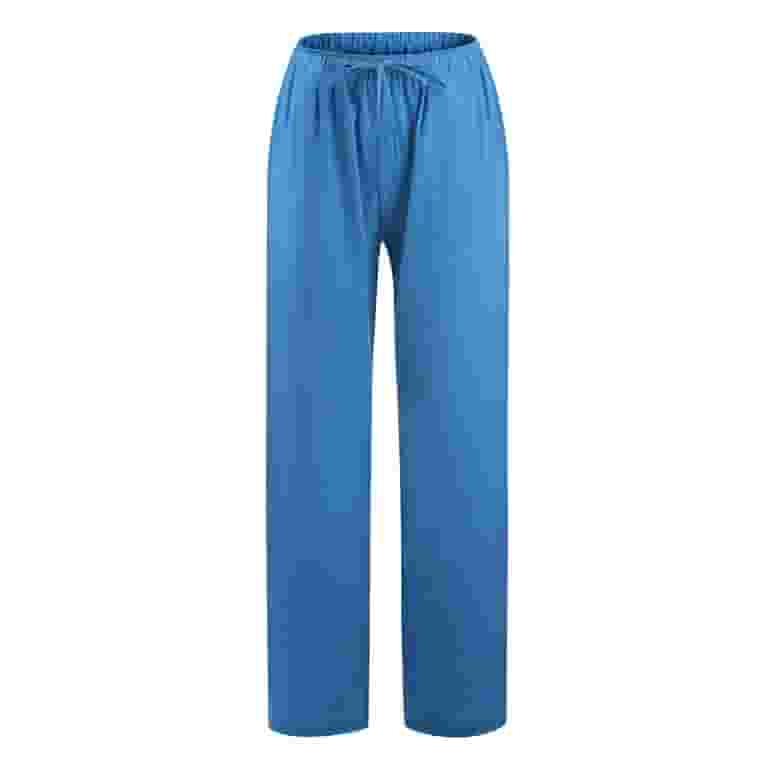 【Anyone more】Wirin light blue vintage washing wide pants Weiqiqre Women's Straight Leg Jeans Pants Stretchy Cotton