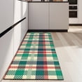thumbnail image 4 of Multi Color Checkerboard Checkered Pattern Kitchen Rug Mat,Kitchen Runner Rugs Non Skid Washable,Decorative Kitchen Floor Mats for Kitchen,Sink,Laundry,17"X47", 4 of 5