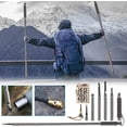 thumbnail image 4 of Poteaux de Randonnée, Bâton de Marche de Survie Multioutil, Poteaux de Randonnée Légers pour Femmes et Hommes, Bâton de Randonnée de Survie, Poteaux de Marche Améliorés Épaissis en Alliage d'Aluminium, 4 of 7