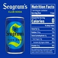 thumbnail image 5 of Seagrams Club Soda Fridge Pack Cans, 7.5 fl oz, 10 Pack, 5 of 12