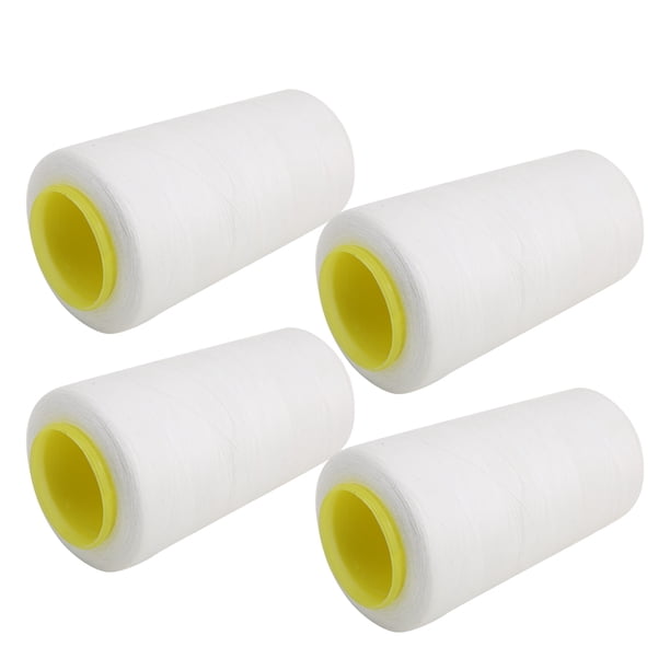 Hilos De Poliéster De 4 Piezas, Hilo De Aguja Multifuncional De 3000 Yardas De Costura Para Ropa, Manualidades Y Decoraciones