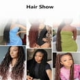 thumbnail image 4 of Lace Front Wigs Human Hair Earthworm Locs Crochet Hair African Dirty Braid Wig Crochet Hair In Fiber Fashionable Personalized Hairstyle, 4 of 9