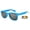Blue, variant on Kids Retro Sunglasses - Flower Black Frame / Smoke Polarized Lens
