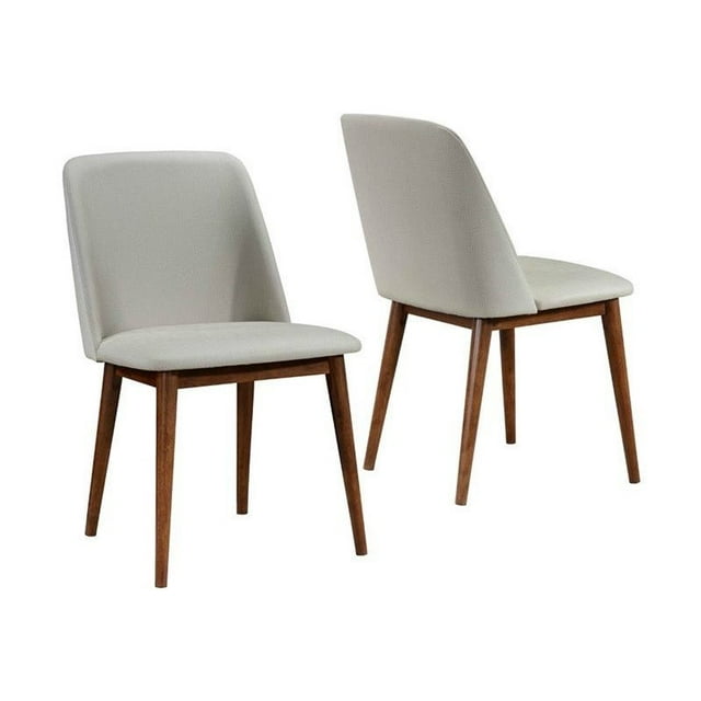 Coaster Chaise d'Appoint Moderne Barett en Noyer Gris et Noir