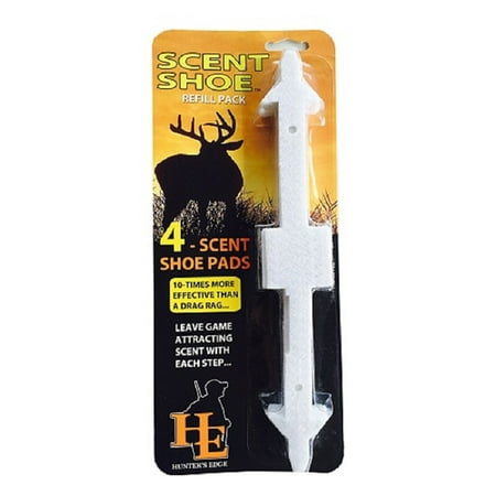 Hunter's Edge Scent Shoe Refill Pads, 4 Pack