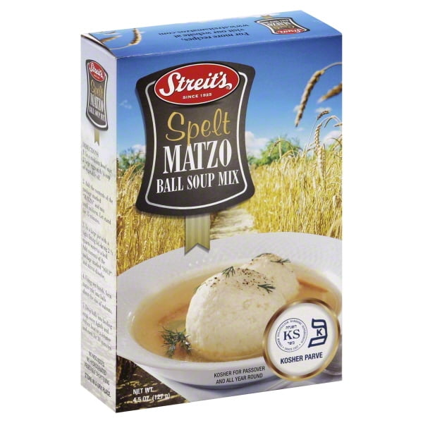 SPELT MATZ BALL SOUP - FRENCH