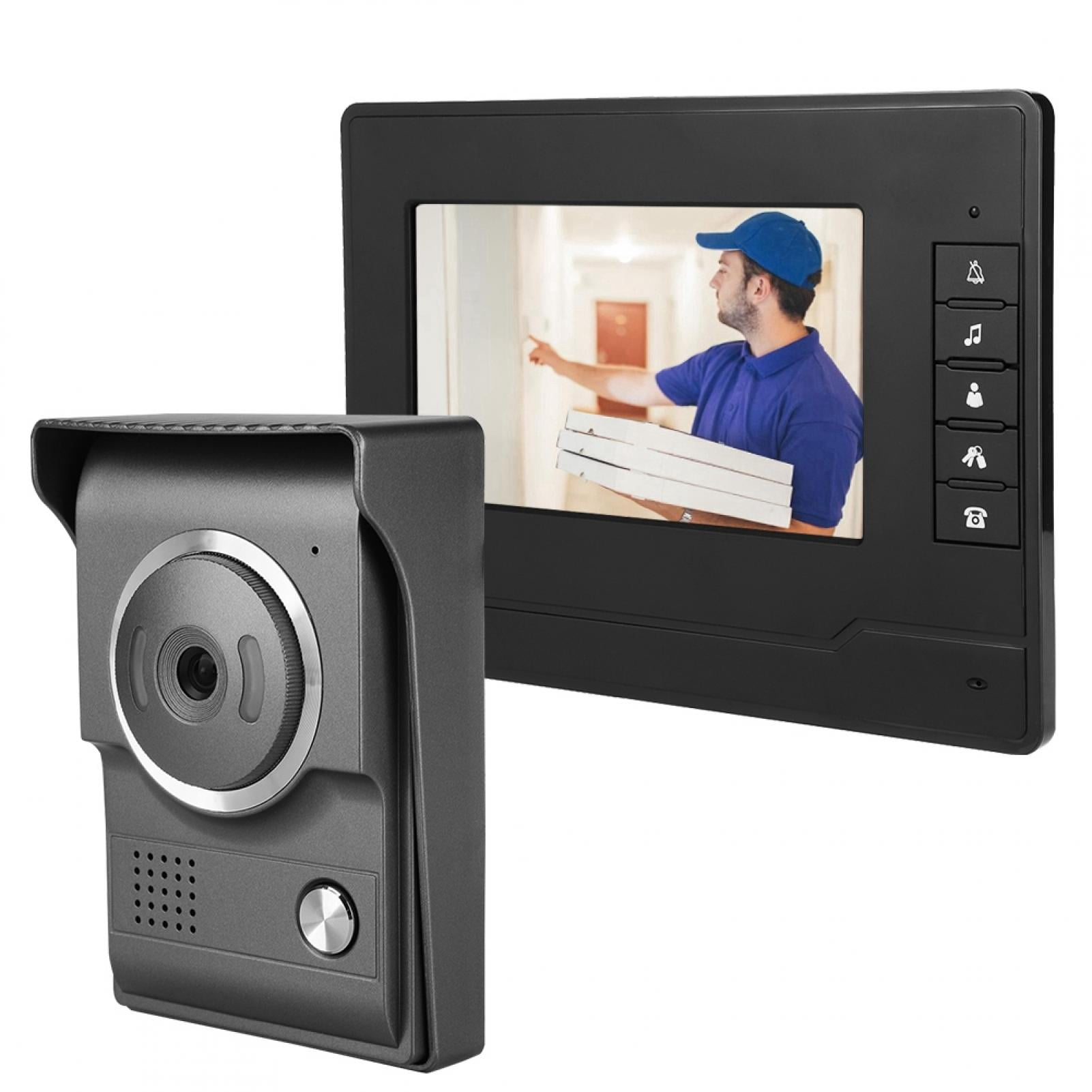 Details about   7 Inch Video Door Phone Intercom Home System Door phone Doorbell Intercom Kits 
