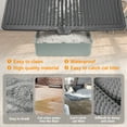thumbnail image 3 of UPSKY Cat Litter Mat Kitty Litter Trapping Mat 31" x 24" Litter Box Mat Keep Floor Clean, 3 of 7