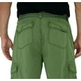 thumbnail image 3 of Short Fin 100% Cotton Mens Cargo Shorts with a Belt, 3 of 6