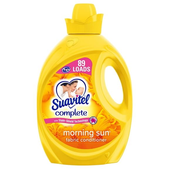 Suavitel Complete Liquid Fabric Conditioner, Morning Sun, 105 oz