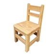thumbnail image 2 of DimyFew Children's Wooden Chair Ottoman Stool with Wooden Legs, Stable Backrest, Anti-wear Assembly, Thick Support, Suitable for Classroom, Children's S, 2 of 8