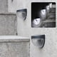 thumbnail image 4 of Xihbxyly Luces Solares para Cercas, Diseño de Carcasa Negra, Resistencia Al Agua Ip65, 6-12 Horas de Iluminación, Energía Solar, Iluminación Led para Postes de Pared de Jardín, Decoración Exterior, J, 4 of 5