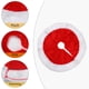 thumbnail image 4 of 2pcs mini Navidad falda falda peluche arbolamiento decorativo de árbol decorativo, 4 of 7