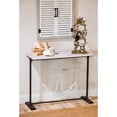 thumbnail image 3 of Cape Craftsmen Classic Metal Anchor Hall Table with Wooden Plank Top, 3 of 4