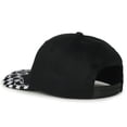 thumbnail image 6 of Outdoor Cap VROOM-01 Checkered Flame Solid Back Cap-Black, 6 of 8
