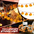 thumbnail image 1 of Sliced Pumpkin Lantern String LED Warm Color Halloween Decoration Small Lantern, 1 of 3