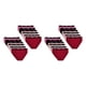 thumbnail image 4 of Sonducket Calzoncillos de algodón de 12 piezas para mujer, ropa interior transpirable de punto de cintura media portátil de repuesto 2XL 2Conjunto, 4 of 6