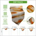 thumbnail image 5 of Orange Beige Gray Table Runner Linen Burlap Table Runner 60 Inches Long Bohemia Modern Simple Neutral Pattern Dresser Scarves for Kitchen Island Coffee Dining Room Party Holiday Decoration 13"x60", 5 of 8