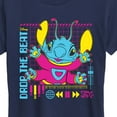 thumbnail image 3 of Lilo & Stitch - Drop The Beat - Women's Short Sleeve Graphic T-Shirt, 3 of 5