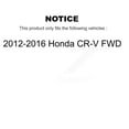 thumbnail image 2 of CMX Front Disc Brake Rotors and Ceramic Pads Kit for Car 2012-2016 Honda CR-V FWD K8C-100632, 2 of 11