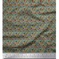 thumbnail image 1 of Soimoi Satin Silk Fabric Scientific Lab Equipments Education Theme Print Fabric by The Yard 42 Inch Wide, 1 of 1