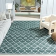 thumbnail image 3 of SAFAVIEH Arizona Shevon Trellis Polyester Machine Washable Area Rug, Green, 8' x 10', 3 of 13