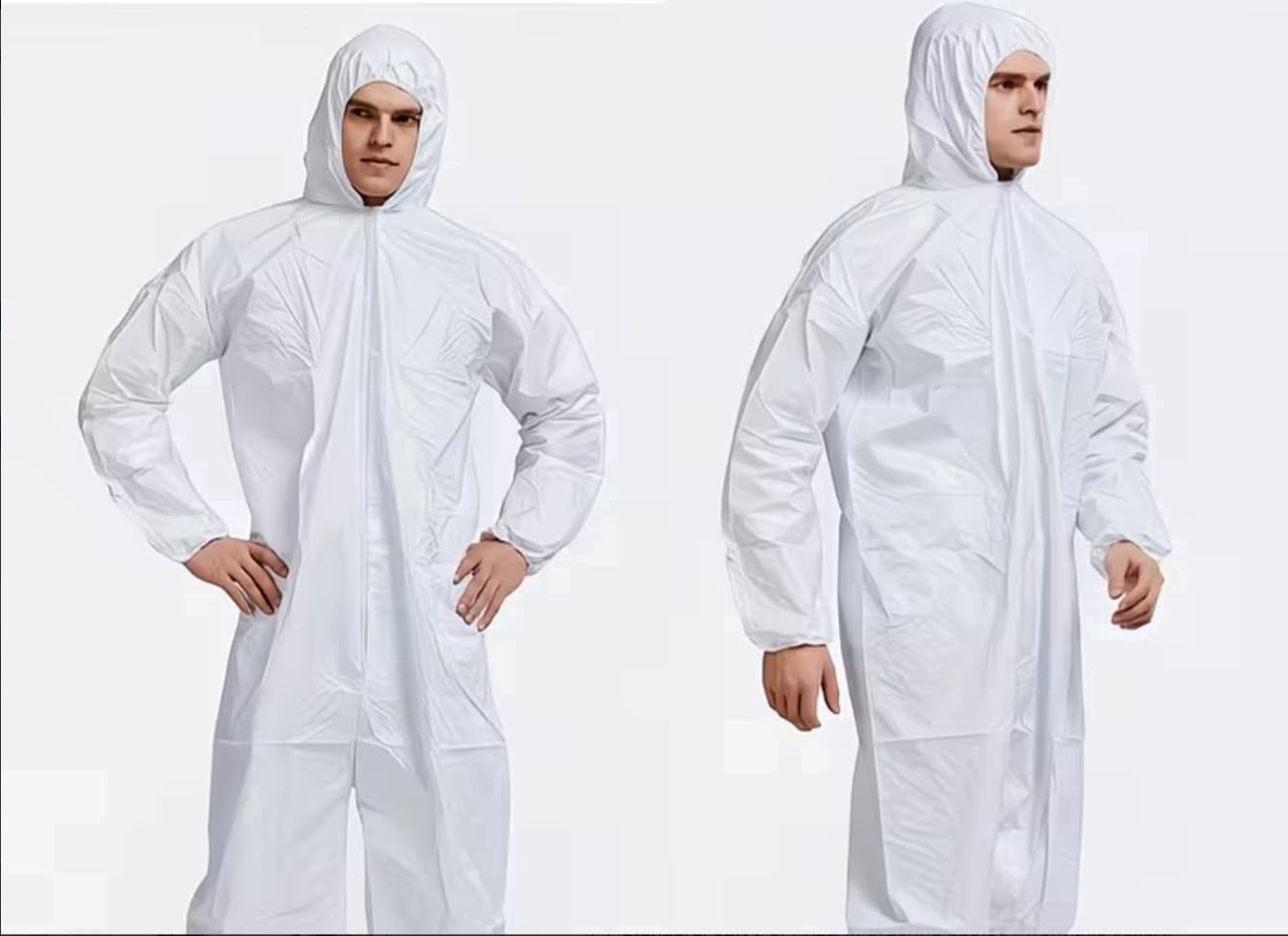 Venom Steel, Heavy-Duty Hooded Coverall, Large to XL, White