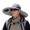 thumbnail image 4 of Jubipavy Hat Wide Solar Fan Outdoor Fishing Hat Men Sun Hat With Solar Fan Fishing Hats 3 Speed Adjustable Fan Hat, 4 of 7