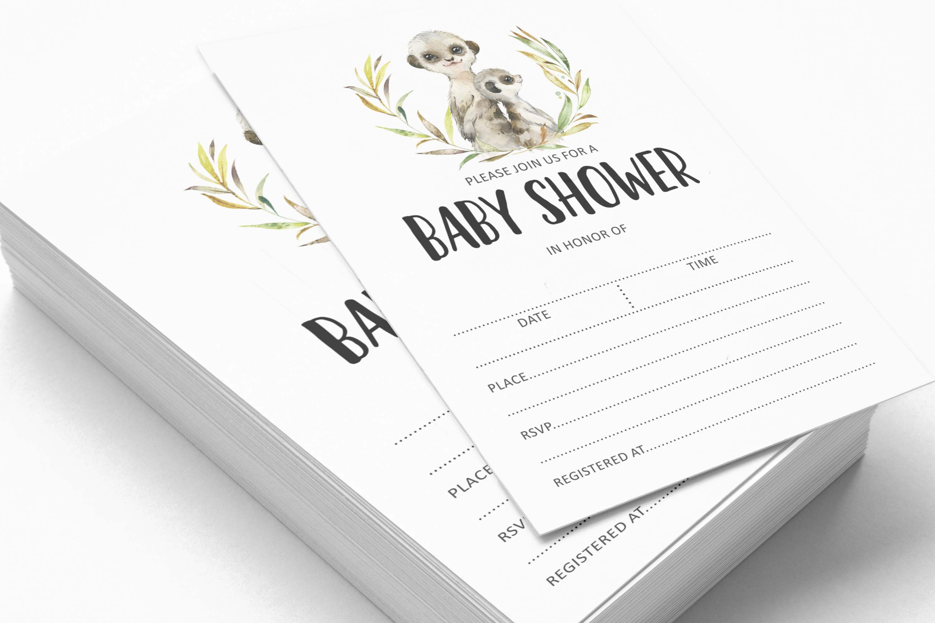Inkdotpot Set Of 30 Baby Shower Invitations-Diaper Raffle Tickets And Baby Shower Book Request Cards koala baby Gender Neutal Invites Its A Boy Its A Girl