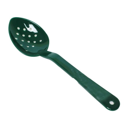 

13 x 2-7/8 x 1-3/4 Perforated Serving Spoon Green Color Polycarbonate Pack of 12 12 Packs
