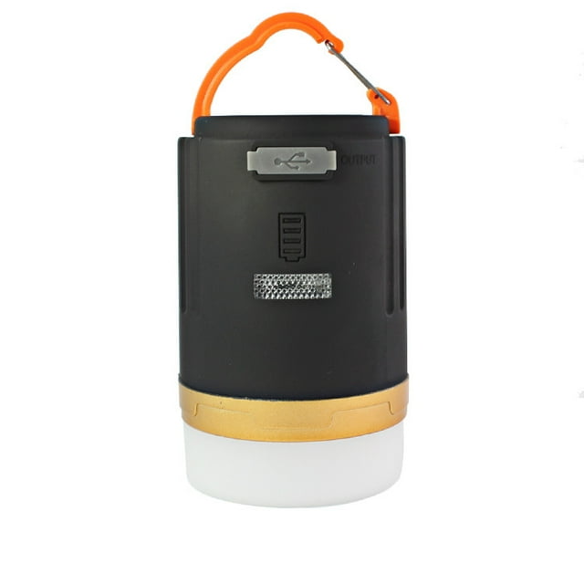 Linterna LED de camping, lámpara recargable con iluminación, fuente de alimentación de emergencia, luces impermeables para tiendas de campaña, camping, pesca y senderismo.