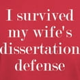 thumbnail image 3 of CafePress - I Survived My Wife's Dissertation Dark T Shirt - Men's Classic Graphic Cotton T-Shirt, 3 of 4